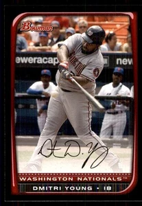 2008 Bowman Dmitri Young Washington Nationals #23 - Picture 1 of 2