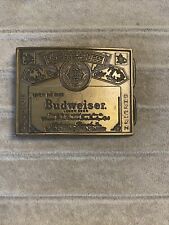 vintage Budweiser belt buckle