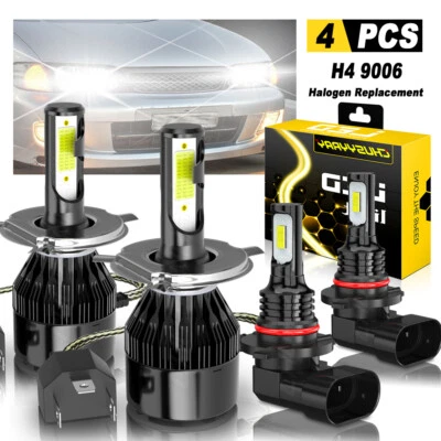 Para 适用于丰田 Hilux 2004 - 2018 2019 6000K 法罗斯 LED 高/低光束 + luz antiniebla — 第 1/4 张图片