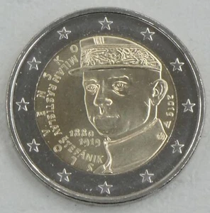 2 Euro Gedenkmünze Slowakei 2019 Milan Rastislav Stefanik unz. - Picture 1 of 1