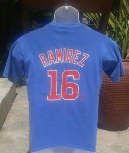CHICAGO CUBS Aramis Ramirez # 16 Boy's MAGESTIC Blue Baseball ⚾ T-Shirt Youth XL - Picture 1 of 8