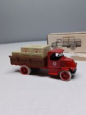 Bank  Die Cast Mack Truck ERTL 1926 Crate  1/38 Scale  Red Cross Disaster Relief