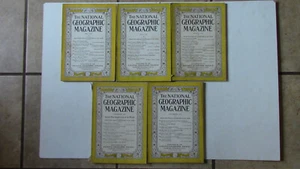 National Geographic 1935 May July August September December Pick 1 - Picture 1 of 4