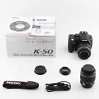 Pentax K-50 DSLR Camera with 18-55mm WR Zoom Lens from Japan