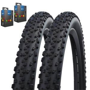 2 x Schwalbe Black Jack Reifen + Schlauch im Set - 2023 - K-Guard Pannenschutz