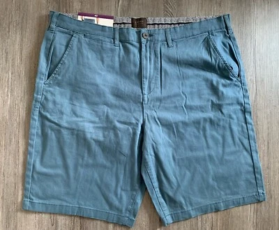 40 Men’s Jachs New York Blue Flat Front Short Classic Fit Pocket Shorts NEW - Image 1 of 3