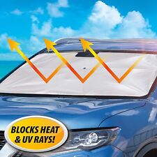 Frontscheibe Sonnenschutz Einziehbare Rollo Saugnapf UV Schutz Sonnenblende Auto