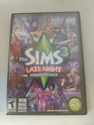  Sims 3 PC Game Late Night Expansion Pack Windows Mac 2010 With Manual ~ #00a - Image 1 of 4