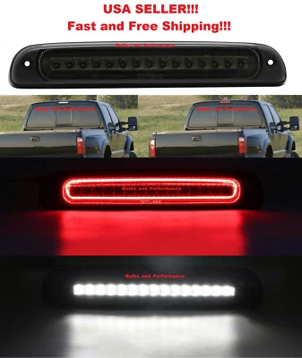 SMOKED LENS LED 3RD THIRD BRAKE LIGHT w/ FLASH OPTION for 1999-16 Ford F250-F550 - Image 1 of 4