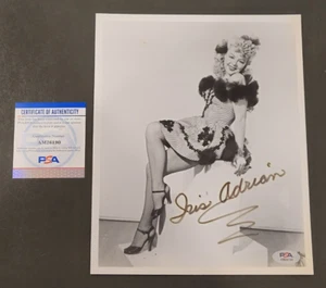 IRIS ADRIAN signiertes 8x10 Foto - "LADY OF BURLESQUE" - LOVE BOAT - PSA authentifiziert - Bild 1 von 4