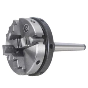 63mm Lathe Chuck MT3   Taper #3 Shank 4Jaw Self Centering Chuck CNC Milling #D6 - Bild 1 von 4