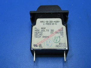 (1) MA1-B-32-420-1-A23-2-C CARLINGSWITCH ROCKER BREAKER 125 250 VAC 80 VDC NOS - Picture 1 of 6