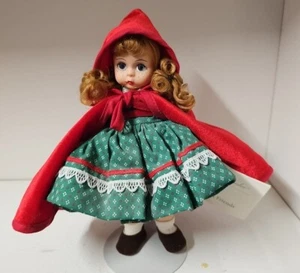RED RIDING HOOD Madame Alexander Doll Vintage 1980 s Storyland Friends 8" - Picture 1 of 5