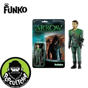 Arrow - Green Arrow Unmasked ReAction 3.75" Action Figure "New" - Picture 1 of 2