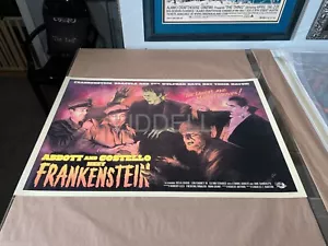 Impresión estilo Mondo Abbott and Costello Meet Frankenstein edición limitada #d de 75 - Imagen 1 de 6