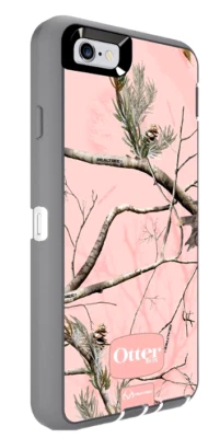 OtterBox DEFENDER CAMO Series w/ Holster for Apple iPhone 6s/6 - PINK RealTree - Image 1 of 4