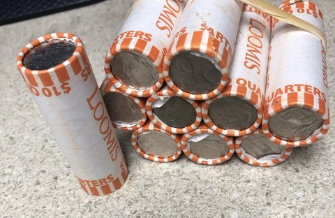 1 Roll of OBW Bank Sealed Quarters 40 coins $10 FV Cover