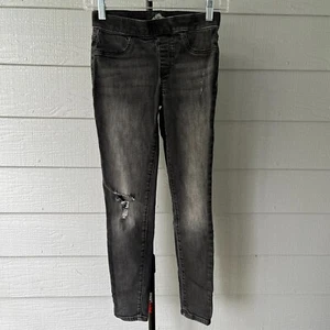 There Abouts Jeans Girls Youth Size 12 Jeggings Large Wash Black Denim - Picture 1 of 9