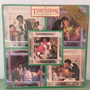 THE TEMPTATIONS,  LP    GIVE LOVE AT CHRISTMAS MOTOWN CLASSIC 2842MLB - Picture 1 of 4