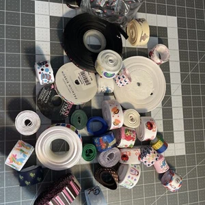 Craft Ribbon Lot 33 Dr. Seuss, Dora, Elmo ,Strawberry Shortcake Plus More - Picture 1 of 7