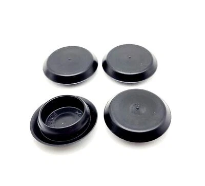 WESTERN SUPPLY WAREHOUSE 3/4" Auto Truck Bumper Plugs Black Sensor Hole PE Cover 1" Top 12 Pack