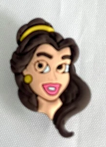 Disney Princess Belle Jibitz Charm For Crocs Never Used - Picture 1 of 2