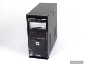 HP 616553-005 BTX Midi Tower Desktop Gehäuse Schwarz Front Audio USB Cardreader - Bild 1 von 1