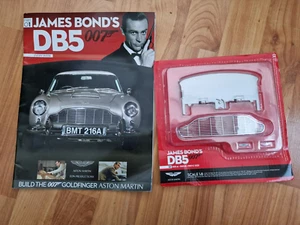 EAGLEMOSS 1/8 BUILD YOUR OWN JAMES BOND 007 ASTON MARTIN DB5 ISSUE 1 INC PARTS - Picture 1 of 2