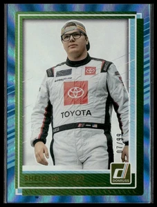 2025 Donruss #77 Sheldon Creed Carolina Blue Laser #/99 (i11505) - Bild 1 von 2