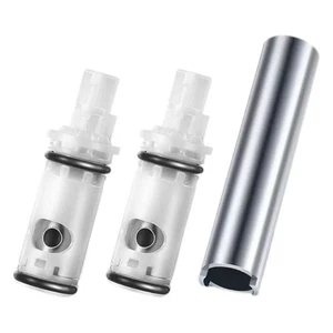 Stainless Steel Faucet Cartridges Replacement for 1224 Models Set of Two Pieces - Picture 1 of 10