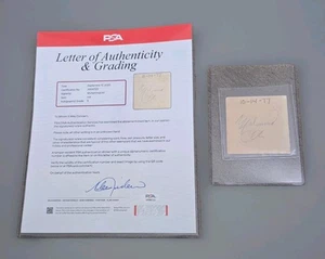 Muhammad Ali Signed Cut Vintage Full Signature Autograph Boxing HOF GOAT PSA/DNA - Picture 1 of 5