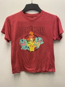 Nintendo Pokémon Pikachu/ Charmander/ Squirtle/ Bulbasaur T-Shirt Youth M 10/12 - Picture 1 of 5