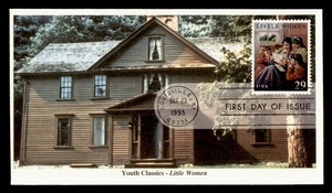 DR WHO 1993 FDC LITTLE WOMEN YOUTH CLASSICS BOOK MYSTIC CACHET k84009 - Picture 1 of 2