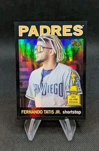 2021 Topps All Star Club Fernando Tatis Rookie Cup Black Foil #'d /10 Padres - Picture 1 of 3