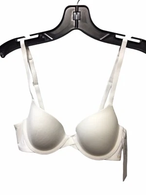 Calvin Klein Bra Full Coverage Lightly Lined F3837-100 Underwired White Size 32A - Image 1 of 4