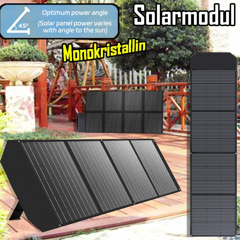 LVYUAN 400W 200W Solarpanel PV Solarmodul Wohnmobil Mono für Powerstation Boot Campen