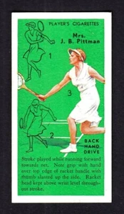 40045/ John Player & Sons – Tennis - No. 23 – Backhand Drive – Mrs. J.B. Pittman - Bild 1 von 1