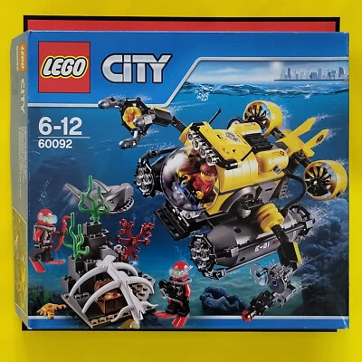 LEGO City 60092 Deep Sea Submarine - Retired Set - Brand New BUT Box Damaged - Image 1 of 4