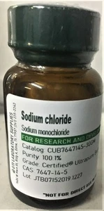 Sodium chloride, Certified® Ultrapure BioReagent 30g        - Picture 1 of 1