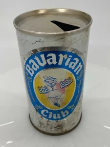 BAVARIAN CLUB STEEL PULL TAB LATTINA BIRRA VUOTA Jos. Huber Brewing Co. Monroe, Wis - Foto 1 di 8