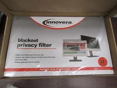 Lote de 5 filtros de privacidad Innovera IVR-BLF22W Blackout 22" [1E] Foto 1 de 4