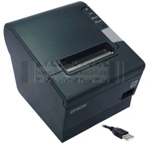 Impresora térmica Epson TMT TM-T 88 V 80 mm USB negra impresora de caja - Imagen 1 de 1