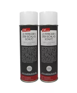 Unterbodenschutz Spray WEISS 2x 500ml Steinschlagschutz ÜBERLACKIERBAR UBS - Bild 1 von 2