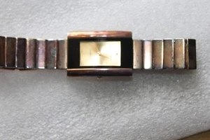  Reloj Charles Raymond Cara Rectangular Acero Inoxidable Cuarzo Japón Movt - Imagen 1 de 8