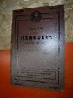 1951 MOTEUR DIESEL HERCULES DIX-6-D SERIES LISTE DES PIÈCES D'ORIGINE D'USINE