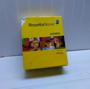 Rosetta Stone Espanol (Spain) Level 1&2 Software - Picture 1 of 2