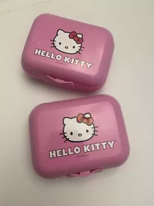 Hello Kitty Tupperware Sanrio rosa Behälter Box 2 Set 2011 - Bild 1 von 7