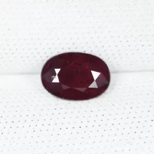 Lucentezza fine 1,04 cts ""Certif GCI"" rubino naturale dalla Birmania taglio ovale....!!!! - Foto 1 di 3
