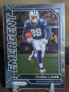 2020 Prizm Emergent #7 CeeDee Lamb Rookie Card - Picture 1 of 6