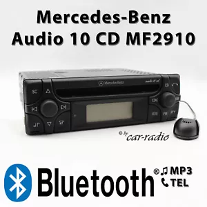 Mercedes Audio 10 CD MF2910 Bluetooth MP3 Audio Streaming MIC Genuine Car Stereo - Picture 1 of 10